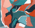colors poured into voids